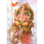 Ganesha on elephant